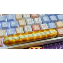 1pc Butter Bread Spacebar Artisan Clay Food Keycaps MX for Mechanical Gaming Keyboard